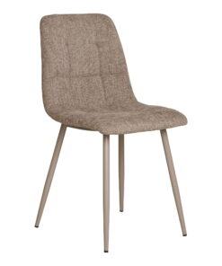 Middelfart Eetkamerstoel - Eetkamerstoel, grijs, grijze poten HN1272 (set van 2)