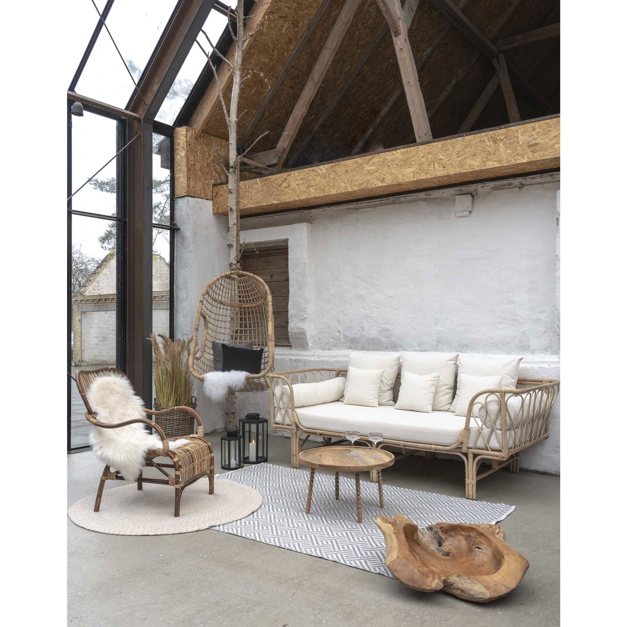 Jammu Salontafel Mango Naturel Ø60×35 cm - Image 4