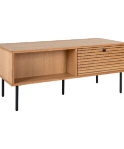 Kyoto Salontafel Eikenfineer met 2 Lades 100×50×45 cm