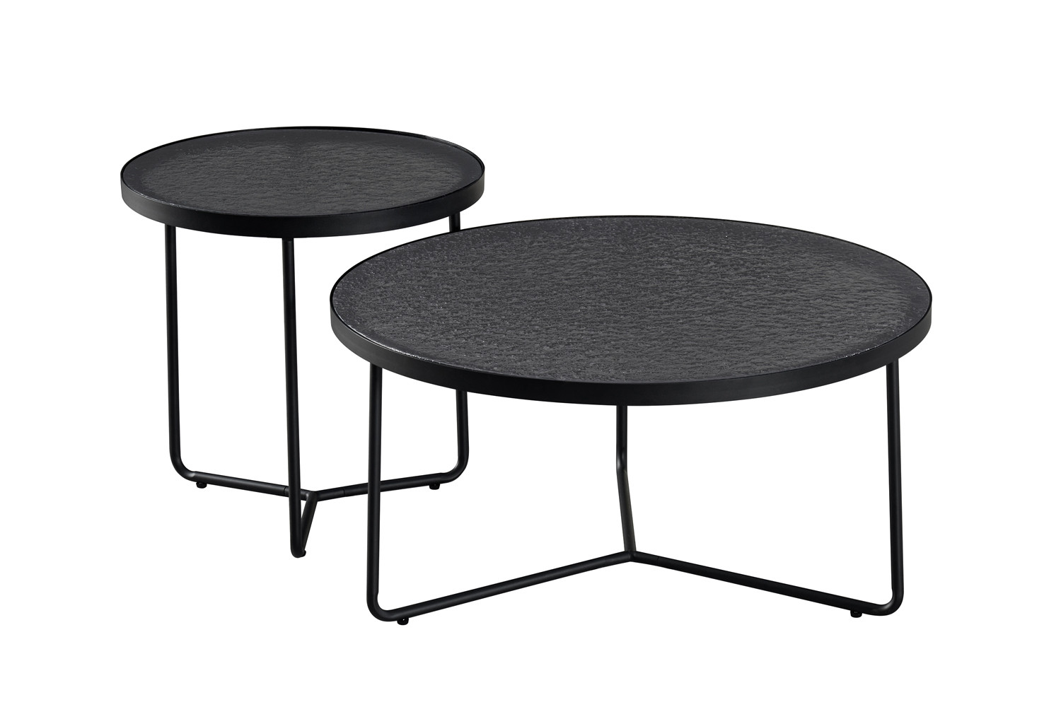 Melia salontafel rond – grijs glas - Image 3