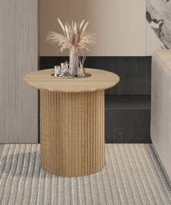 Lagos salontafel 50 cm rond – eiken naturel