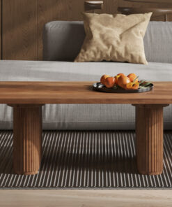 Jean salontafel – mangohout lichtbruin