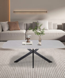 Apollo salontafel 130 cm Deens ovaal – steen grijs