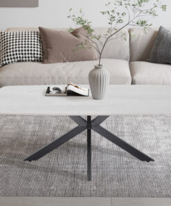 Apollo Salontafel Deens Ovaal Barok Grijs 130 cm