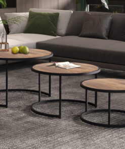 Lennox salontafel set 3-delig – mangohout