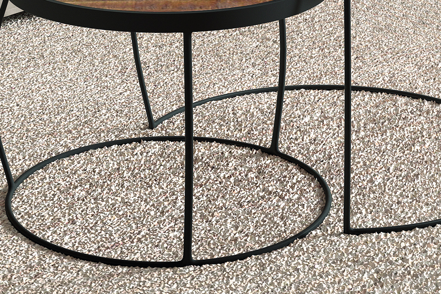 Lars salontafel set 2-delig – mangohout - Image 4