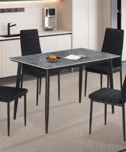 Kenzo tafel – 120 cm steengrijs