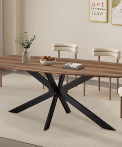 Aziz tafel – 200 cm Deens ovaal mango decor