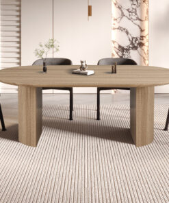 Lagos tafel – 220 cm ovaal eiken naturel
