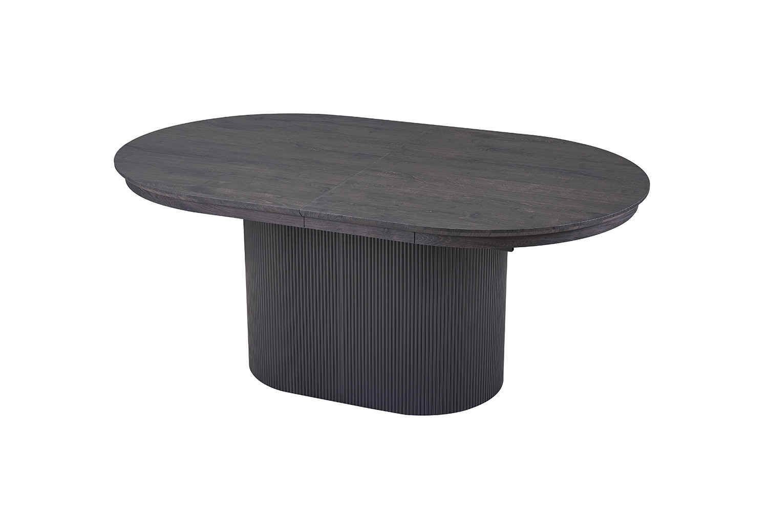 Lagos uitschuifbare tafel – ovaal donkerbruin - Image 8