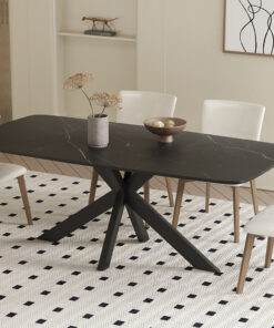 Apollo tafel – 180 cm Deens ovaal zwart