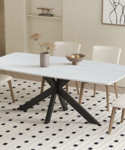 Apollo tafel – 180 cm Deens ovaal barok grijs