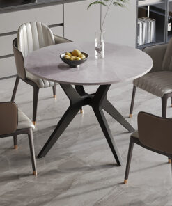 Apollo tafel – 110 cm rond Italiaans grijs