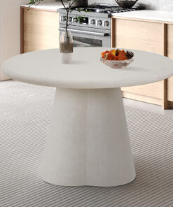 Faro tafel – 120 cm rond cement