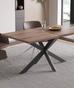 Kos uitschuifbare tafel – 160–200 cm donkerbruin