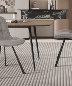 Ariba stoel – stof Montego grijs