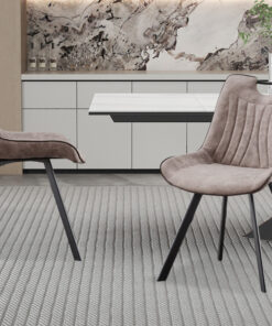 Pablo stoel – microvezel PU grijs