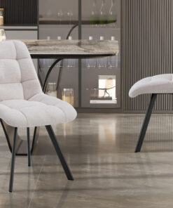 Lizzy stoel – stof beige