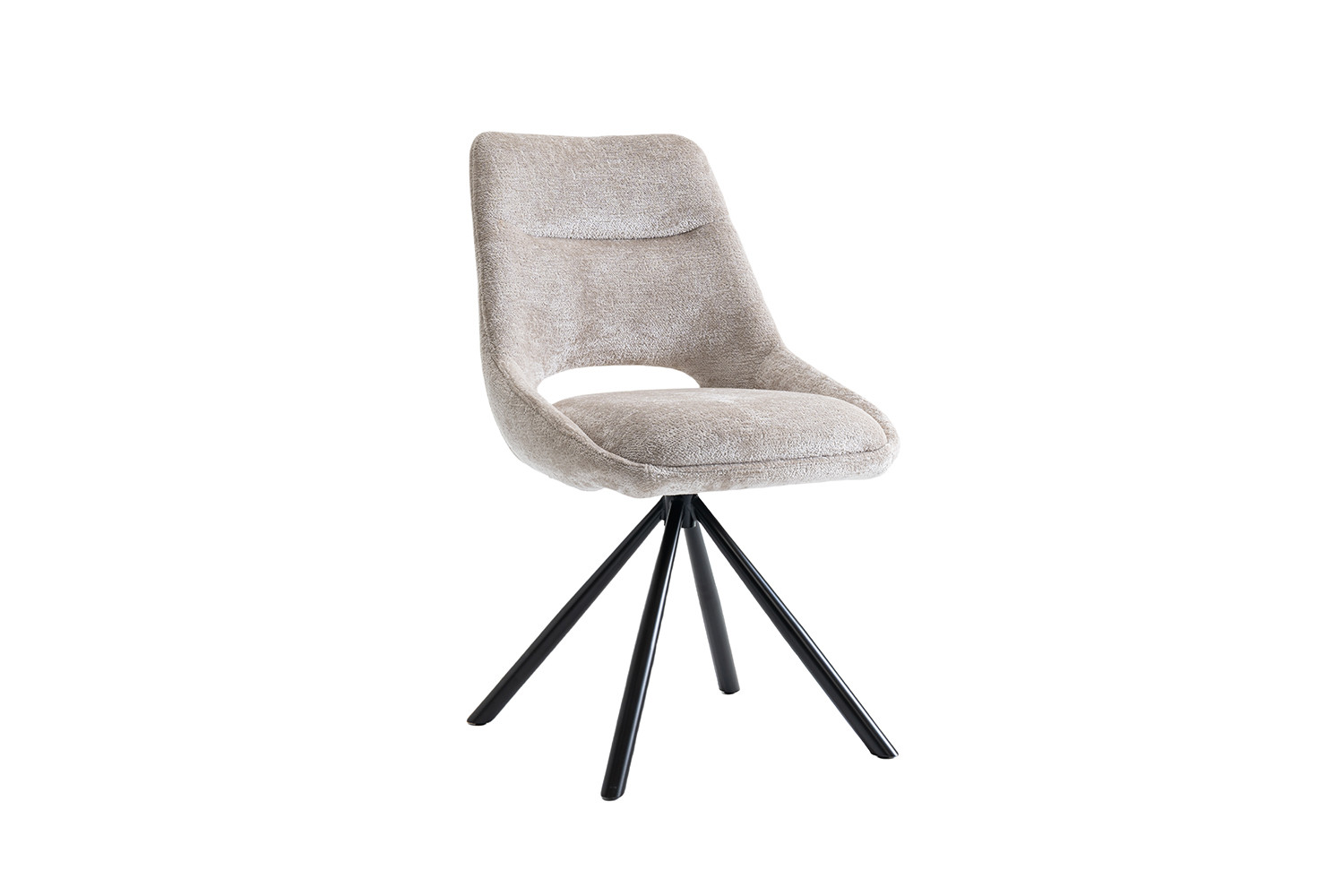 Dante stoel – stof beige - Image 5