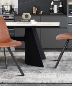 Emma stoel – PU cognac