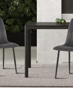 Willis stoel – fluweel grijs