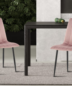 Willis stoel – fluweel roze