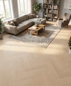 OnlineWonen Lumina Visgraat Plak PVC Beige