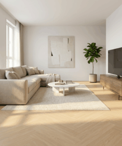 OnlineWonen Lumina Visgraat Plak PVC Bruin