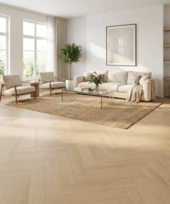 OnlineWonen Lumina Visgraat Click PVC Lichtbruin