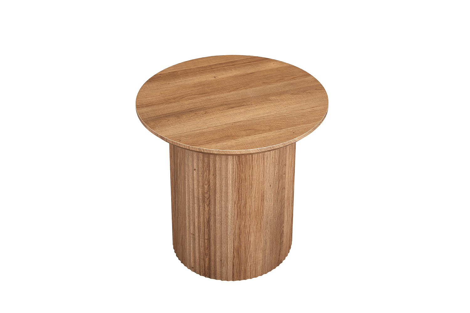 Salontafel Lagos – Rond 50 cm Oude Eik - Image 3