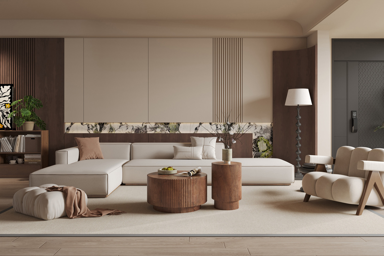 Bijzettafel Victor – Mangohout Lichtbruin - Image 3