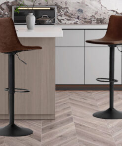 Barstoel Trevi PU Bruin