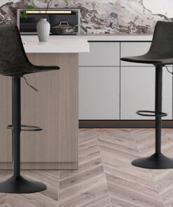 Barstoel Trevi – PU Zwart