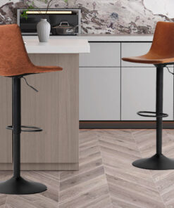 Barstoel Trevi – PU Cognac