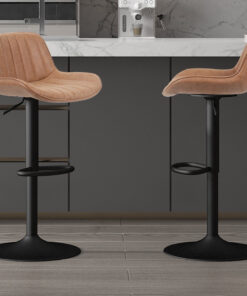 Barstoel Fenna PU Cognac