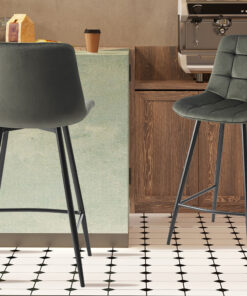 Barstoel Juta Fluweel Groen