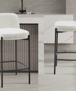 Barstoel Ella Wit – Stof