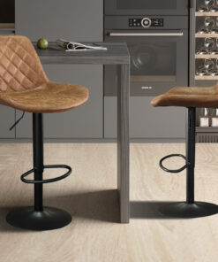 Barstoel Madrid – PU Cognac