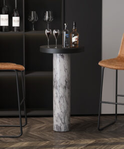 Counterstoel Mancia – PU Cognac