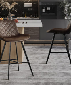 Counterstoel Alicante Donkerbruin – PU Ote Topper 05