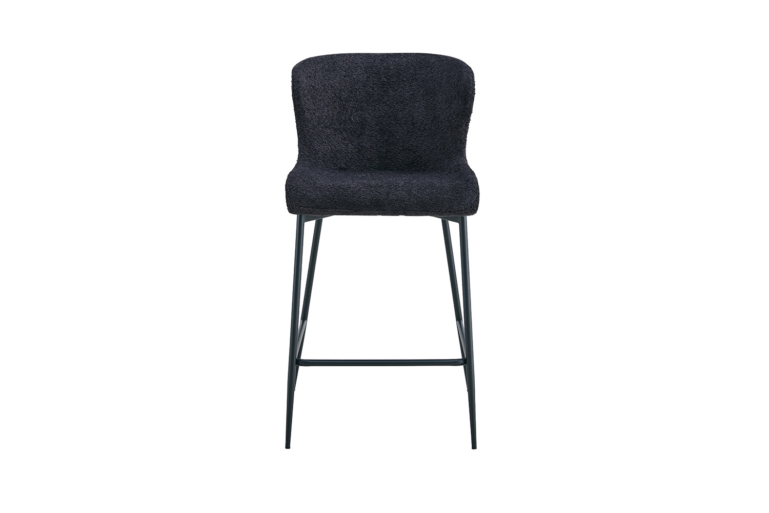 Barstoel Lisa – Bouclé Donkergrijs - Image 4