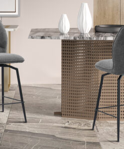 Counterstoel Lara Grijs Draaibaar