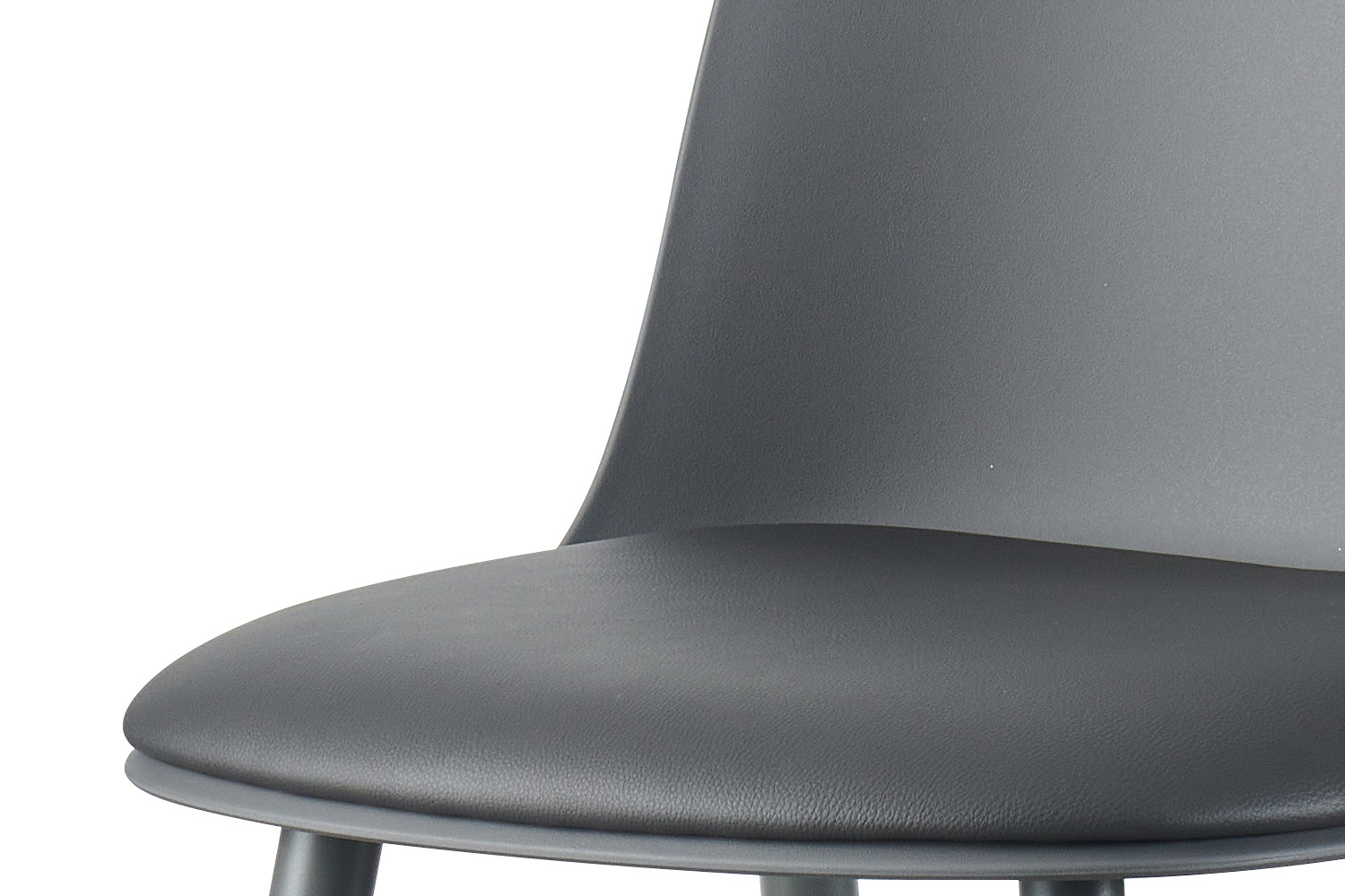Counterstoel Jasmin Grijs – PP Zitting & PU Kussen - Image 8