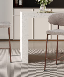 Counterstoel Coco Walnoot Zand – Stof Raven 30