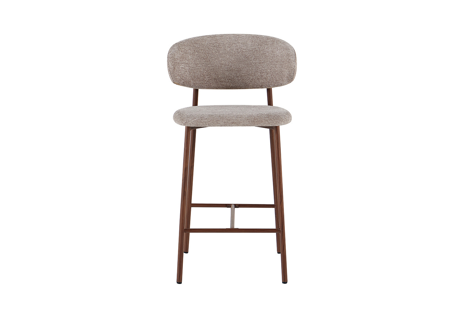 Counterstoel Coco Walnoot Zand – Stof Raven 30 - Image 4