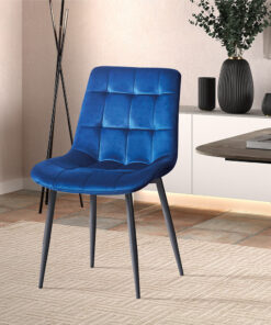 Stoel Juta – Fluweel Blauw