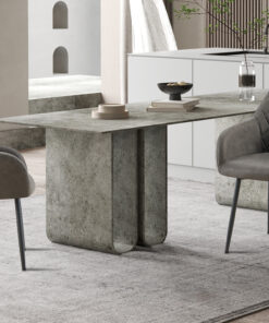 Stoel Peron – Microvezel PU Grijs