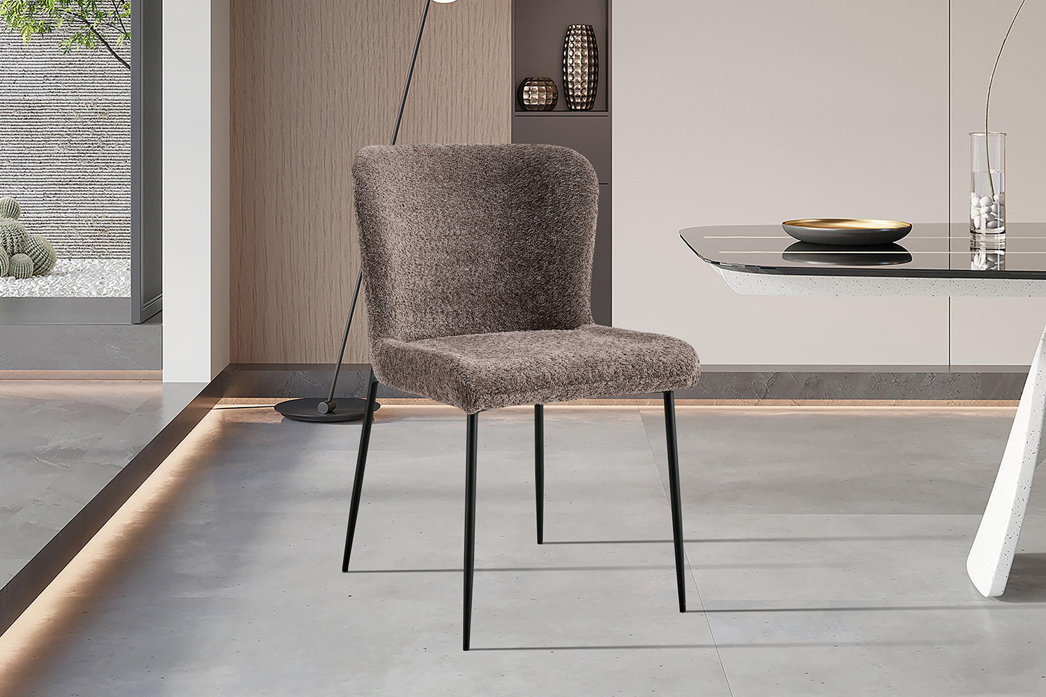 Stoel Lisa – Bouclé Zand - Image 2