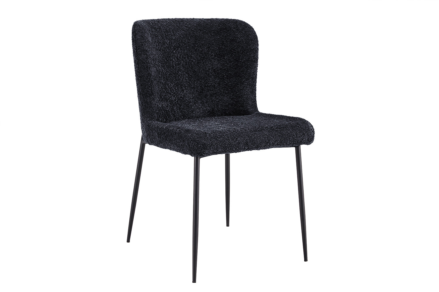 Stoel Lisa – Bouclé Donkergrijs - Image 4