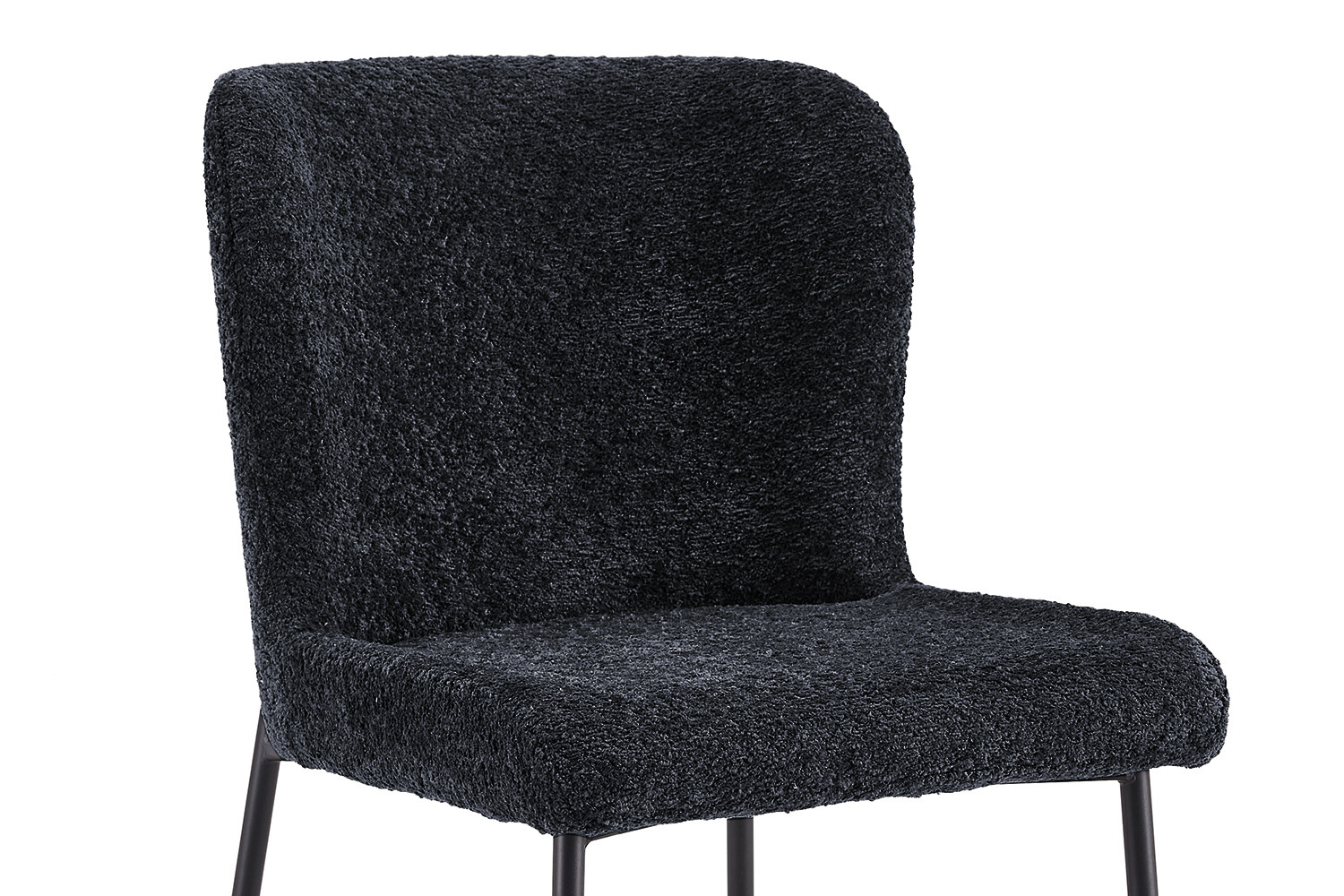 Stoel Lisa – Bouclé Donkergrijs - Image 7